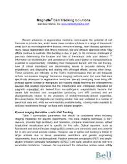 Magnelle Cell Tracking White Paper