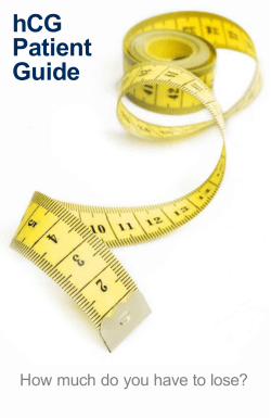 hCG Patient Guide - Cole Family Practice