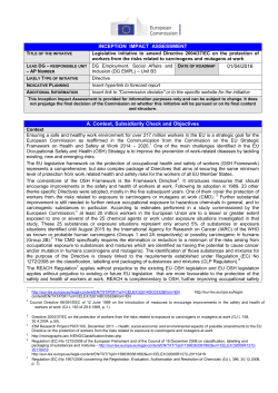 Legislative initiative to amend Directive 2004/37/EC on the