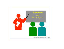 Set operations and Venn Diagrams - University of Hawaii Mathematics