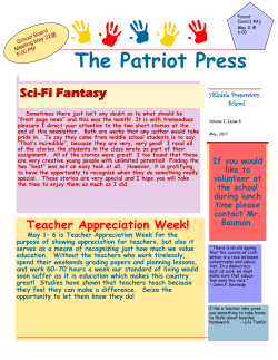 The Patriot Press - Hillsdale Preparatory School