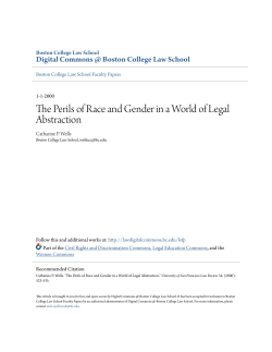 The Perils of Race and Gender in a World of Legal Abstraction