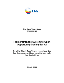 From Patronage System to Open Opportunity Society for All