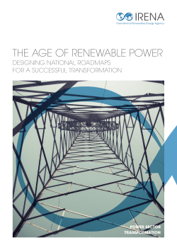 The Age of Renewable Power: Designing National