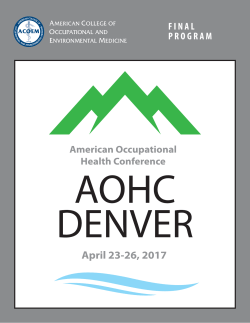 AOHC Onsite Program