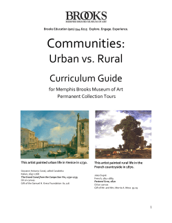 Communities - Memphis Brooks Museum of Art