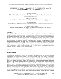 the role of alavi tabarestan in publishing alavid shi`ite