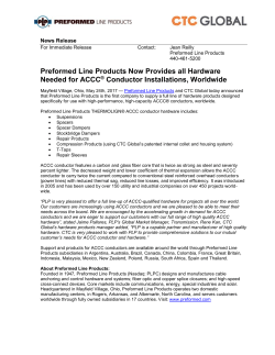 Preformed Line Products Now Provides all Hardware Needed for