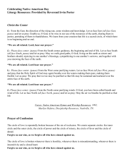 Celebrating Native American Day Liturgy Resources