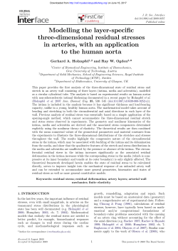 Modelling the layer-specific three-dimensional residual stresses in