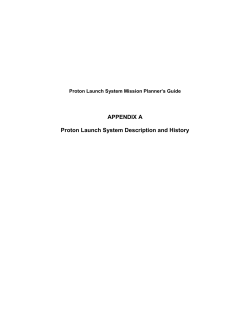 Proton Launch System Description and History