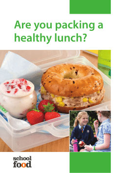 Are you packing a healthy lunch?