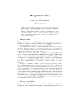 Metagrammar Redux