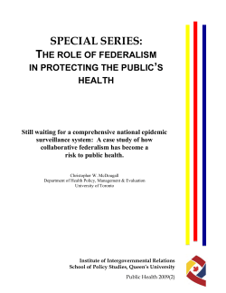 Still Waiting for a Comprehensive National