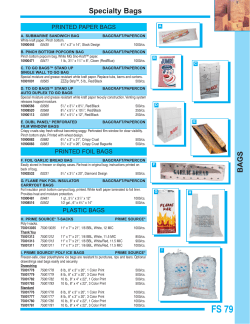 BAGS Specialty Bags
