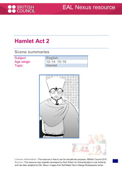 Scene summaries PDF - EAL Nexus