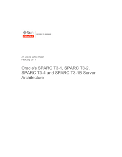 Oracle`s SPARC T3