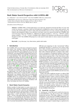 Dark Matter Search Perspectives with GAMMA-400
