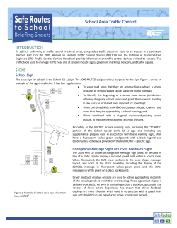 School Area Traffic Control - ITE Library