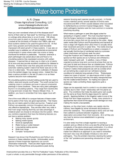 Meeting the Challenges of Recirculating Water