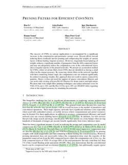 pruning filters for efficient convnets
