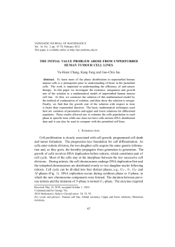 THE INITIAL VALUE PROBLEM AROSE FROM UNPERTURBED
