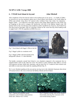 Scott Island and beyond