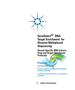SureSelect RNA Target Enrichment for Illumina Multiplexed
