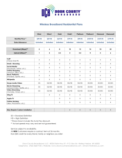 Handout Residential Plans