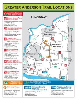 Greater Anderson Trail Locations