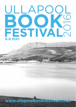 here - Ullapool Book Festival