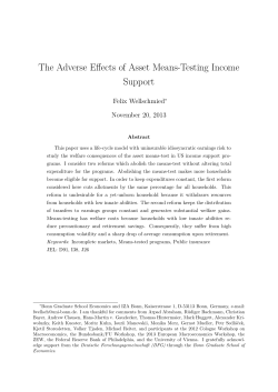 The Adverse Effects of Asset Means