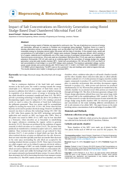 Impact of Salt Concentrations on Electricity Generation using Hostel