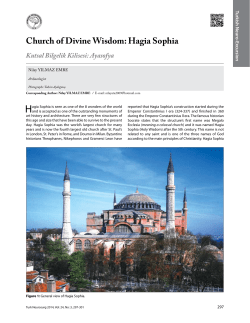 Church of Divine Wisdom: Hagia Sophia
