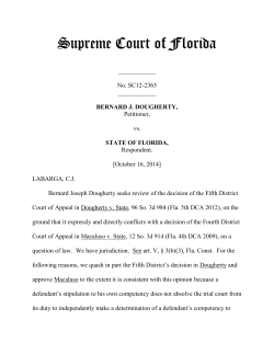 SC12-2365 - Florida Supreme Court