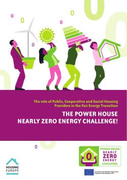 THE POWER HOUSE NEARLY ZERO ENERGY CHALLENGE!