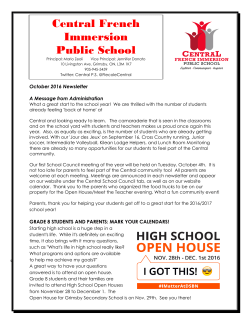 Central French Immersion Public School