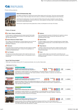Points of Interest http://www.princess.com/excursion