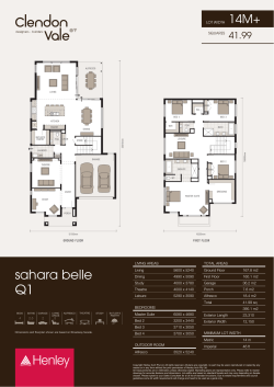 Sahara Series - Double Storey New Home Designs | Henley