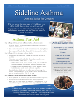 Sideline Asthma Basics