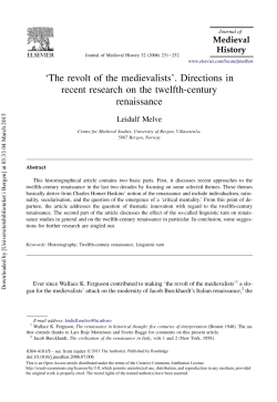 The_revolt_of_the_medievalists_Melve_2006