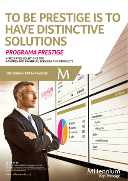 to be prestige is to have distinctive solutions