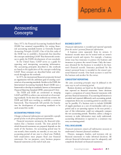 Accounting Concepts