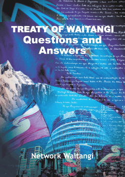 Questions and Answers - Treaty Resource Centre