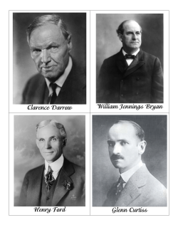 Clarence Darrow William Jennings Bryan Henry Ford Glenn Curtiss