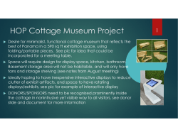 HOP Cottage Museum Project - Design Institute of San Diego
