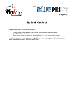 Student Handout - the WOW Lab at McGill University