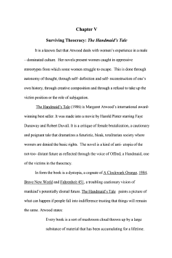 Chapter V Surviving Theocracy: The Handmaid`s Tale