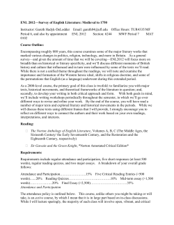 ENL 2012, Section 6244, Hadyk-Delodder - UF English