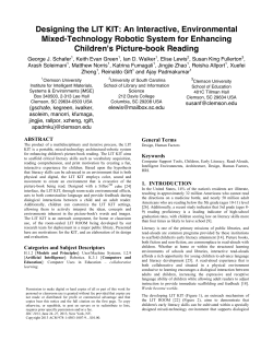 Designing the LIT KIT: An Interactive, Environmental Mixed